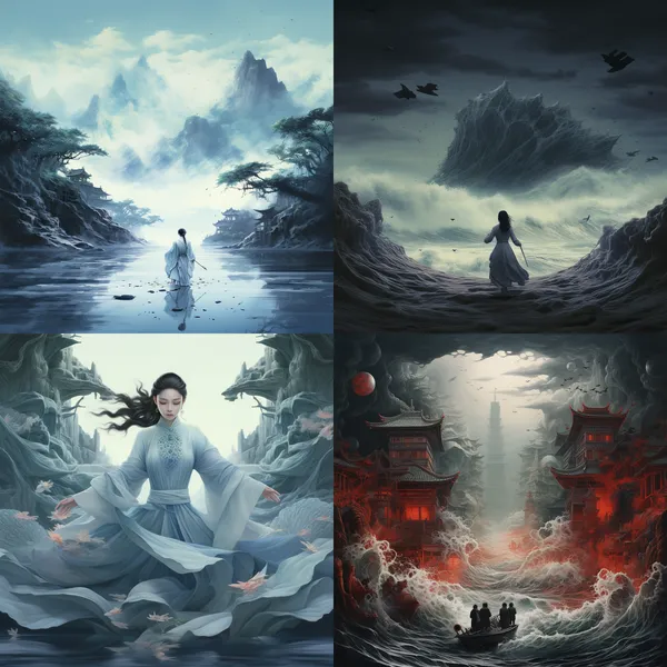 /imagine 中秋佳節卡通海報 , 可愛小白兔 , 月亮 , 雲 ,草地上 --relax --aspect 1:1 --version 5.2 --quality 1 --stylize 100