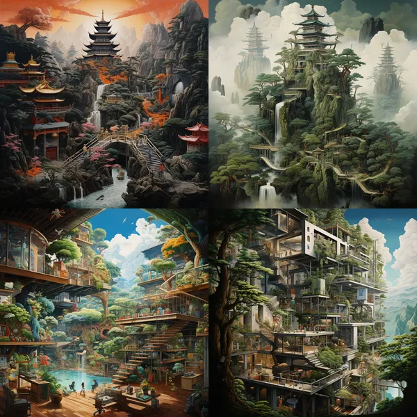 /imagine 画一个金属屋面 --relax --aspect 1:1 --version 5.2 --quality 1 --stylize 100
