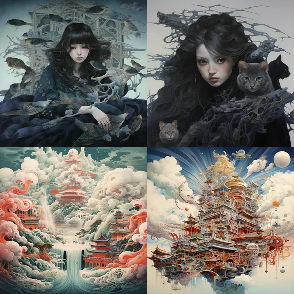/imagine 動漫 --relax --aspect 1:1 --version 5.2 --quality 1 --stylize 100