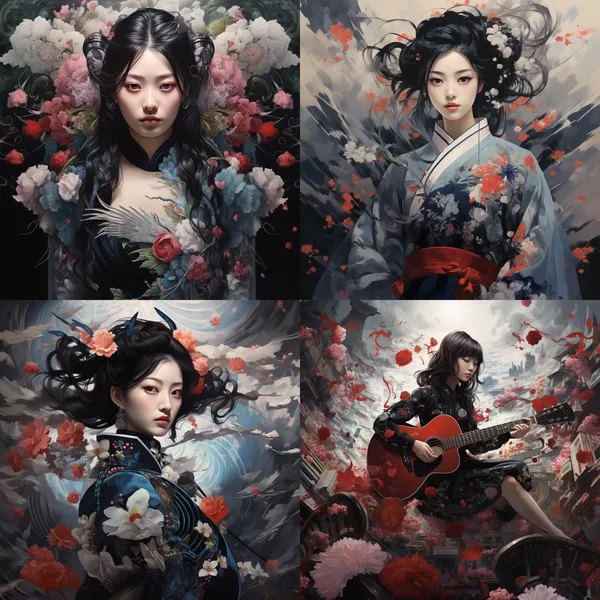/imagine 一个长头发性感美女 --relax --aspect 1:1 --version 5.2 --quality 1 --stylize 100