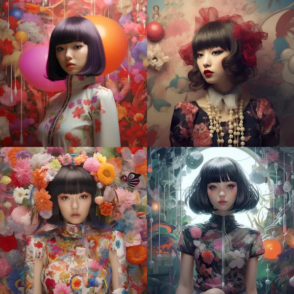 /imagine generate hamasaki ayumi photo --relax --aspect 1:1 --version 5.2 --quality 1 --stylize 100