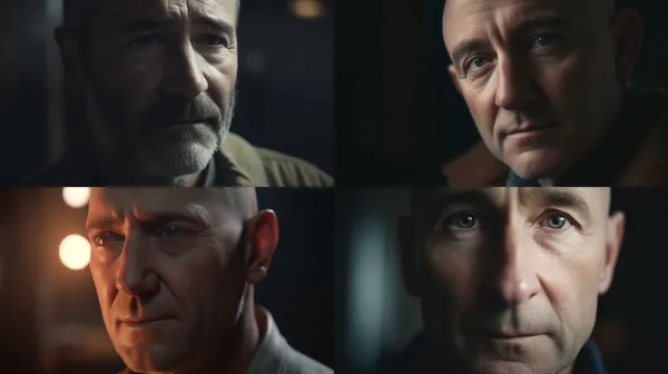 /imagine A man is about 40 years old, but he is well maintained, wearing clothes with collars, his eyes are intelligent, but he is very simple and honest.,Photography,clear facial features,close-up photo,pixar style,depth of field (dof),cinematic shot,film lighting, --ar 16:9 --v 5