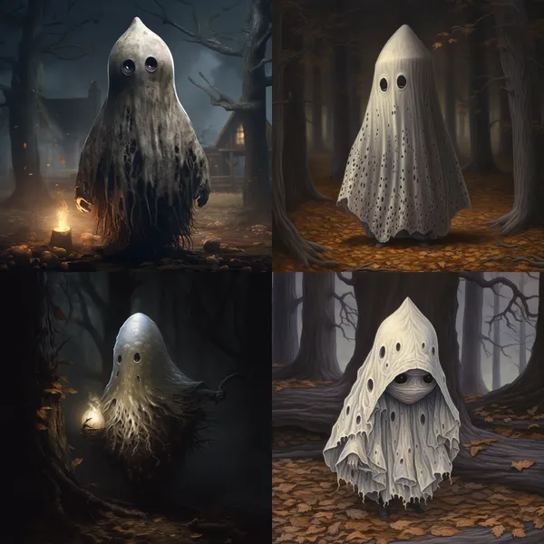 /imagine Acorn
Ghost --relax --aspect 1:1 --version 5.2 --quality 1 --stylize 100