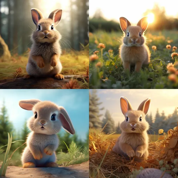 /imagine A cute rabbit --relax --aspect 1:1 --version 5.2 --quality 1 --stylize 100 --no 敲木鱼