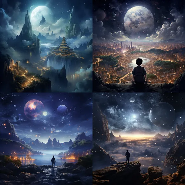 /imagine 生成一个星球落到地球的图片，巨大，非常巨大 --relax --aspect 1:1 --version 5.2 --quality 1 --stylize 100