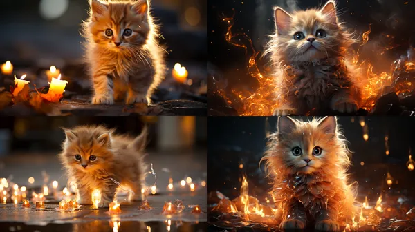 /imagine Spark lightning cute kitten --relax --aspect 16:9 --version 5.2 --style raw --quality 2 --chaos 14 --stylize 868
