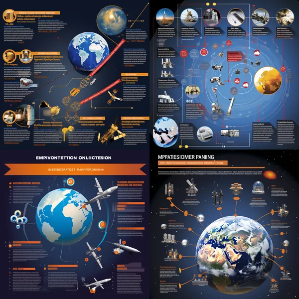 /imagine 1. Space exploration milestones
2. The impact of human space exploration
3. China's aerospace technology achievements
4. Dates
5. Countries
6. English/Chinese-English bilingual
7. Reference materials

Please design a poster showcasing human space exploration milestones and China's aerospace technology achievements. Include the following content:

1. The date and country of significant space exploration events.
2. A brief description of these events and their impact on human space exploration.
3. English and Chinese-English bilingual.
4. A list of reference materials.

Please add the following reference materials on the back of the poster:

1. Gagarin's first space flight, Soviet Union, 1961.
2. Armstrong's first moonwalk, United States, 1969.
3. Shenzhou 5 launch success, China, 2003.
4. Shenzhou 7 launch success, China, 2008.
5. Perseverance Mars Rover launch success, United States, 2020.
6. Long March 5B rocket launch success, China, 2020.
7. Core module of China's space station launch success, China, 2021. --relax --aspect 1:1 --version 5.2 --quality 1 --stylize 100 --no 全英文，不要太多图