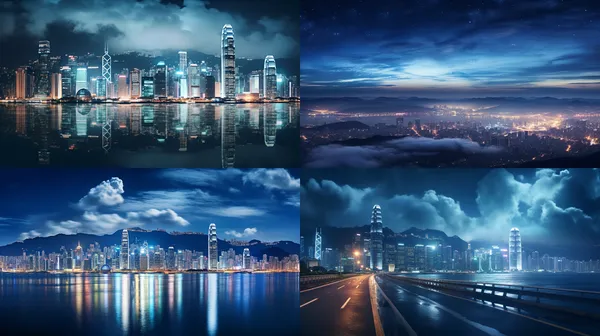 /imagine 柔和的绘画风格，写实，艺术，冷光，夜景，一个美丽的动漫人物插图，以Vray Tracing的风格，Edward Cucuel，Miki Asai，Lit Boy，Paul Hedley --relax --aspect 16:9 --version 5.2 --quality 2 --stylize 100