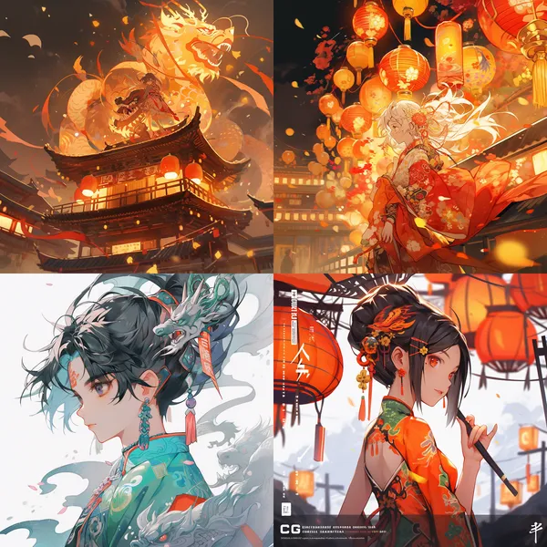 /imagine 男士正装 中国风 科幻的场景灯光 --relax --aspect 1:1 --niji 5 --quality 1 --stylize 100
