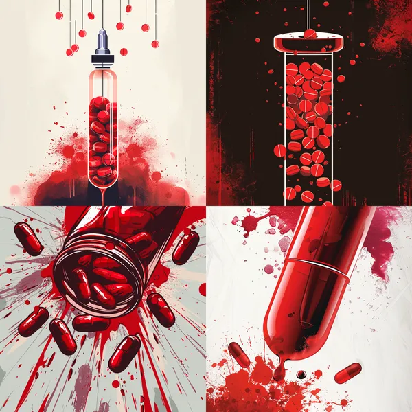 /imagine Use graphic creativity to design a hemostatic drug poster --relax --aspect 1:1 --version 6 --quality 1 --stylize 100