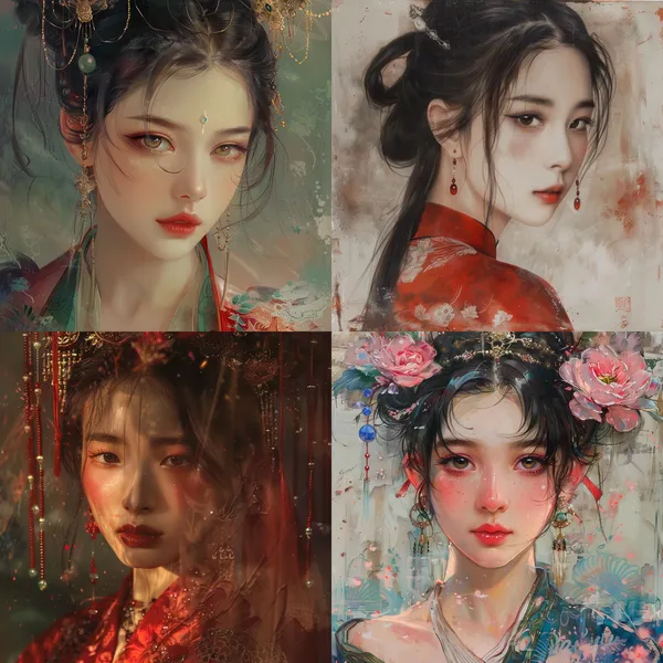 /imagine a asia girl --relax --aspect 1:1 --version 6 --quality 1 --stylize 100