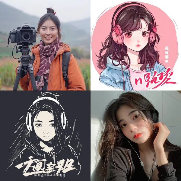 /imagine 画一个简洁的音乐vlog的logo，简单的音符即可，注意不是画成了人像，整体清新脱俗一些、卡通风格，元素不要太杂乱、颜色不要太鲜艳 --relax --aspect 1:1 --version 6 --quality 1 --stylize 100