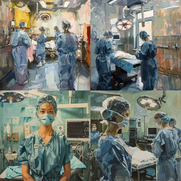/imagine Preoperative visit --relax --aspect 1:1 --version 6 --quality 1 --stylize 100